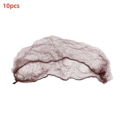 10Pcs/Lot Durable Nylon Hair Net For Bun Hair Hair style Tool Black Coffe Beige Brown White Gold Hair Net For Wigs Mesh