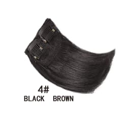 10cm Synthetic Short Straight Pad Invisible Hair Extension Lining of Hair Top Side Cover Hairpiece for Women