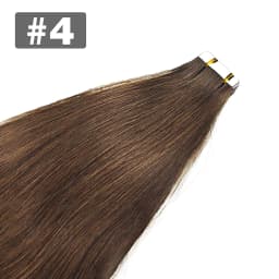 Tape in Hair Extensions Natural Human Hair Brazilian Origina Hair 100% Real Human Hair Extensions 20 Pcs Straight for Women