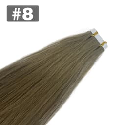Tape in Hair Extensions Natural Human Hair Brazilian Origina Hair 100% Real Human Hair Extensions 20 Pcs Straight for Women