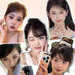 Synthetic Slanted Bangs Short Brown Black Fake Hair Fringe Extension Clip In Hairpieces Accessories for Women Girl