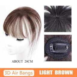 DUTRIEUX Synthetic 3D French bangs wig reissued air bangs topper wig natural curved simulation bangs for women