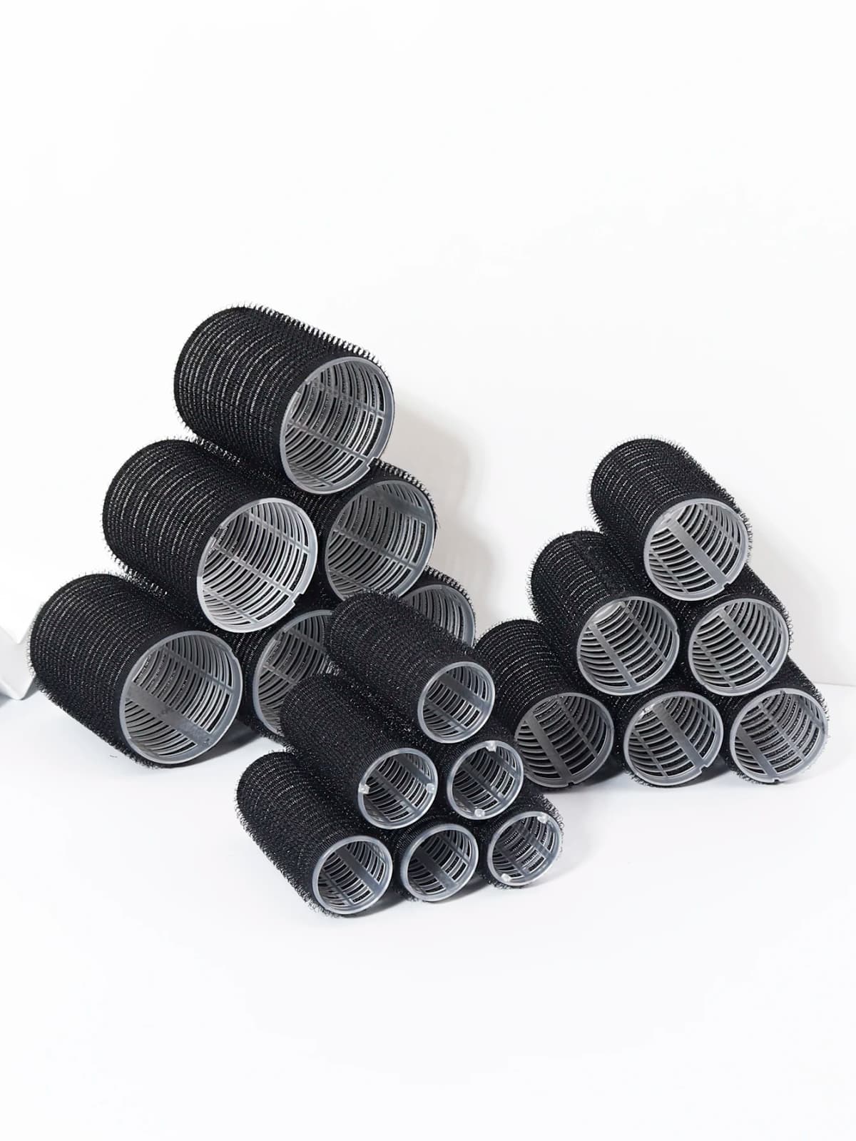Heatless Curler Set, 6pcs Self Gripping Curler Rollers, DIY Hairdressing Tools, Special for Real Hair Wigs