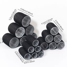 Heatless Curler Set, 6pcs Self Gripping Curler Rollers, DIY Hairdressing Tools, Special for Real Hair Wigs