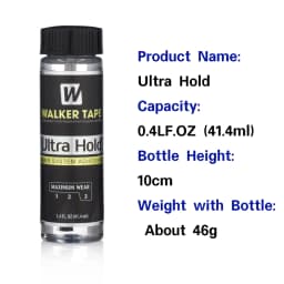 Ultra hold Walker tape hair glue for lace wig 41ml bond hold lace wig glue waterproof men's toupee glue hair glue for lace wig