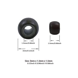 500pcs copper ring beads 3.0mm nano ring beads silicone lined micro for hair extensions