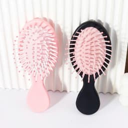 2pcs Multi-Color Mini Portable Air Cushion Hair Brush, Exfoliating Massage Air Cushion Comb Special for Real Hair Wigs