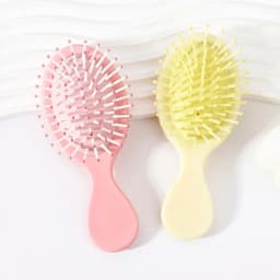 2pcs Multi-Color Mini Portable Air Cushion Hair Brush, Exfoliating Massage Air Cushion Comb Special for Real Hair Wigs