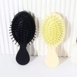 2pcs Multi-Color Mini Portable Air Cushion Hair Brush, Exfoliating Massage Air Cushion Comb Special for Real Hair Wigs