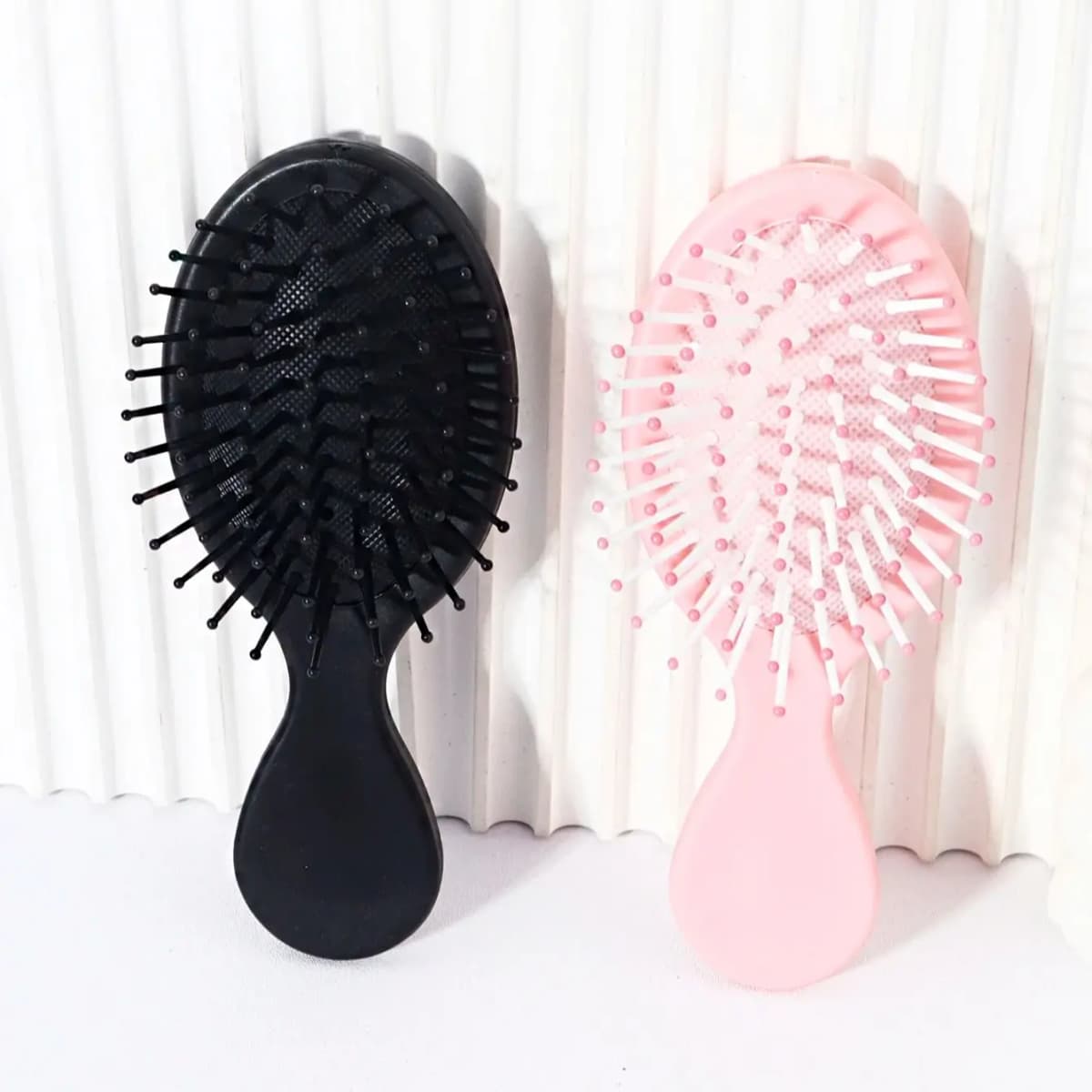 2pcs Multi-Color Mini Portable Air Cushion Hair Brush, Exfoliating Massage Air Cushion Comb Special for Real Hair Wigs