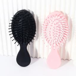 2pcs Multi-Color Mini Portable Air Cushion Hair Brush, Exfoliating Massage Air Cushion Comb Special for Real Hair Wigs