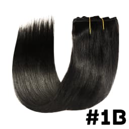 Clip Ins Straight Seamless Brazilian Human Hair Extensions 10A Brazilian Virgin Human Hair 8 Pcs Clip In Extensions 120G/Pack