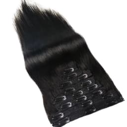 Clip Ins Straight Seamless Brazilian Human Hair Extensions 10A Brazilian Virgin Human Hair 8 Pcs Clip In Extensions 120G/Pack