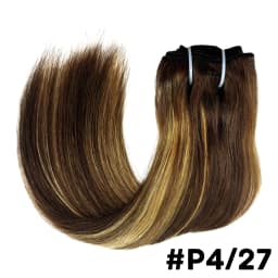 Clip Ins Straight Seamless Brazilian Human Hair Extensions 10A Brazilian Virgin Human Hair 8 Pcs Clip In Extensions 120G/Pack