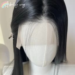 Black Wig 26inch 13x4 Lace Front Wig for Women Lolita Synthetic Wigs Black Hair for Daily Use Cosplay Party Heat-resistant Fiber