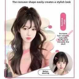 12Inch Short Wavy Synthetic Claw Clip Ponytail Hair Extensions Heat Resistant Hair Ponytail With Grab Clips For Women Daily Use
