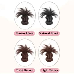 Synthetic Low Bun Claw Clip Natural Fluffy Hairpiece for Women Lazy Updo Styling Tool Easy Fashion Daily Hairstyle