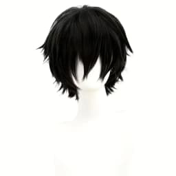 Short Hair Versatile Handsome Bangs Short Hair Cosplay Anime Synthetic Wig Role-Playing, Halloween, Christmas Costumes, Parties