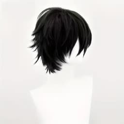 Short Hair Versatile Handsome Bangs Short Hair Cosplay Anime Synthetic Wig Role-Playing, Halloween, Christmas Costumes, Parties