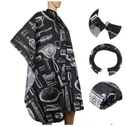 Barber Apron Waterproof Haircut Apron Cape Haircut Cover Salon Hairdresser Haircut Cover Colored Apron Styling Cloth