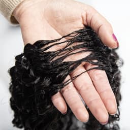 Burmese Curly Human Hair Extensions Boho Braided Pre-Looped Feather Crochet Hair with Miracle Knots Spiral Curly Hair for Braids