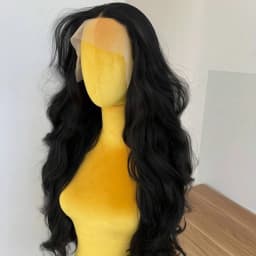 Elegant Women's Wig, Natural Black Wavy Long Curly Synthetic Wig Costumes, Wigs for Cosplay, Parties, Stage Performances