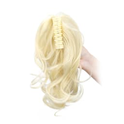 Synthetic 12Inch Short Curly Claw Clip Ponytail Hair Extensions Heat Resistant Fiber Hairpiece for Women Daily Use