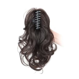 Synthetic 12Inch Short Curly Claw Clip Ponytail Hair Extensions Heat Resistant Fiber Hairpiece for Women Daily Use