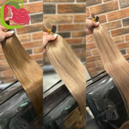 Bulk Hair 100% Real Human Hair Machine Made Virgin Remy Straight Hair Bulk 18-30inch 100g Natural Blonde Hair Extension No Weft