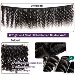 Loose Wave Bundles Human Hair Extension 3/4 Pcs Unprocessed Human Hair Brazilian Water Wave Human Hair Bundles Hair Extensions