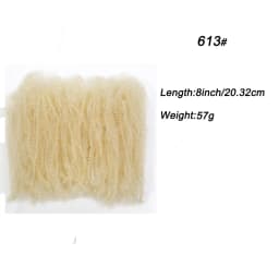 Kinky Marley Synthetic Braiding Hair Springy Afro Twist Crochet Faux Locs Bulk Extensions Marely Braid for Quick Styling