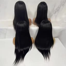 13x4 Straight Human Hair Wigs Burmese Hair High Quality HD Transparent Lace Front Wig for Women 3-Day Delivery in France