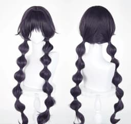 Waguri Kaoruko Cosplay Synthetic Wig Long Purple Gray Woman Hair Anime Heat Resistant Wigs For Halloween Party