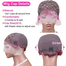 Short Pixie Cut Wig Curly Bob Lace Front Human Hair Wig 200Density 13X1 PrePulcked Lace Wigs For Black Women Cheap Brazilian Wig