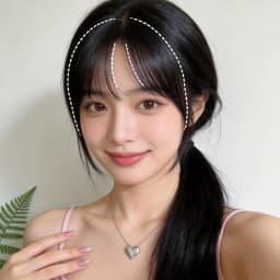 Synthetic Hair Topper for Women Natural Invisible Hairpiece 3D Middle Part Bangs Fluffy Volume Lightweight Hair Extension