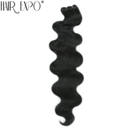 Body Wave Hair Bundles 24" Piano Blonde Natural Synthetic Hair Extensions Ombre Thick Ponytail Loose Deep Hair Weaving For Women