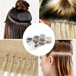 1000PCS Nano Rings Micro Links Nano Beads for Tip Hair Extensions Hair Beads&Invisible Professional Salons Extensions Tool