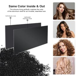 1000PCS Nano Rings Micro Links Nano Beads for Tip Hair Extensions Hair Beads&Invisible Professional Salons Extensions Tool