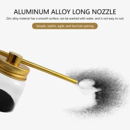 Refillable Barber Powder Spray Bottle Hair Building Fiber Applicator Talc Powder Blower Puffer Tools Salon Accessories
