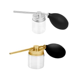 Refillable Barber Powder Spray Bottle Hair Building Fiber Applicator Talc Powder Blower Puffer Tools Salon Accessories