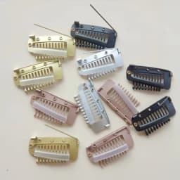 5pcs/10pcs Chunni Dupatta Clips With Safety Pin10-Teeth Strong Grip Hair Clip Duppatta Hack Hijab Tikka Setting Grip Clips