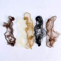 100PCS Premium Nylon Invisible Hair Nets for Ballet Dance Bun, Hair Weaving & Hair Extension Making Cap