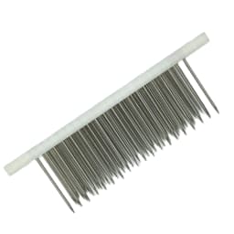 1pc 30cm White Hair Hackle with 100 pcs Needle for Comb Machine Weft Haaknaalden Crochet Locks Braids Hook Set Wigs Wig Agulha