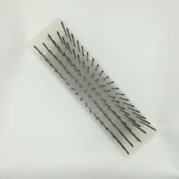 1pc 30cm White Hair Hackle with 100 pcs Needle for Comb Machine Weft Haaknaalden Crochet Locks Braids Hook Set Wigs Wig Agulha