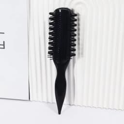 Multi tooth nine row nylon comb, curling comb, nylon bristles, anti-static and heat-resistant, special for real hair wigs