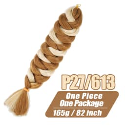 82 Inch Long Kanekalon Jumbo Braiding Hair Synthetic Braids Crochet Hair Extensions 165g Pre Stretched Braid For Black Women