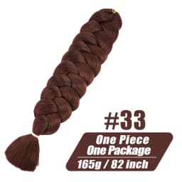 82 Inch Long Kanekalon Jumbo Braiding Hair Synthetic Braids Crochet Hair Extensions 165g Pre Stretched Braid For Black Women