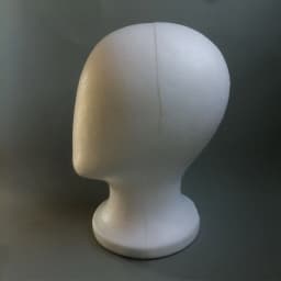 22inches Female Foam Mannequin Head Wig Head Display Smooth Durable Styling Tools Durable Portable Fashion for Home Travel
