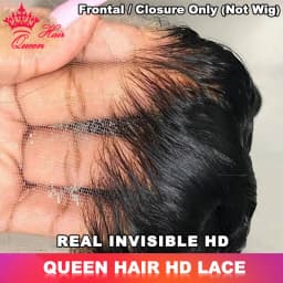 Queen Hair Real HD Invisible 13x6 13x4 7x7 6x6 5x5 4x4 2x6 4x6 9x6 7x5 Pre Plucked HD Lace Closure Frontal Virgin Human Raw Hair