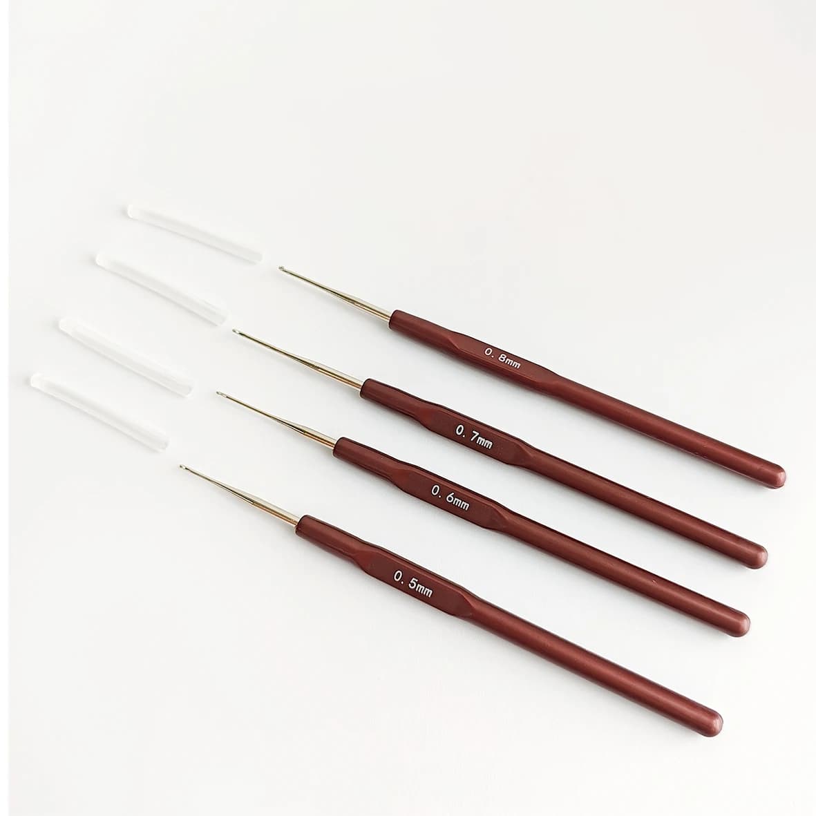 Crochet Hook Plastic Handle Crochet Hooks Handle Knitting Needles Set Crochetings Knittings